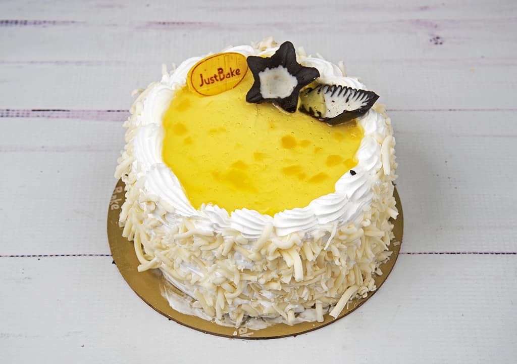 JustBake Kochi - Premium Pineapple Cake From JustBake! Juicy tropical  pineapples go perfectly with our light cream and soft moist vanilla  signature sponge cake. 30+ Delicious Flavours to Choose From! Contactless  Door