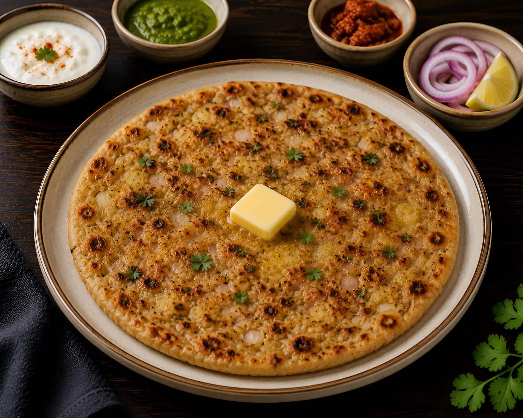 Aloo Pyaaj Paratha
