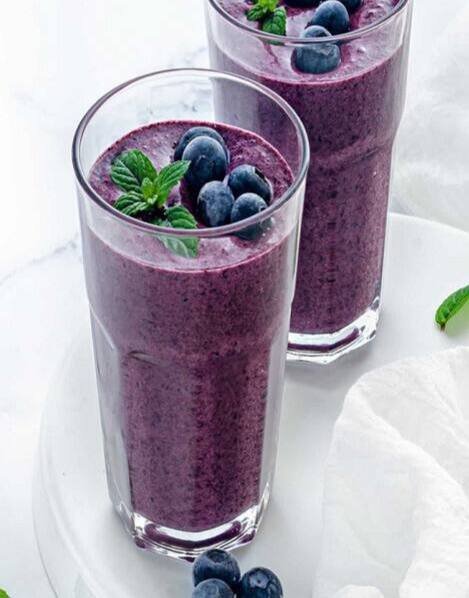 Blue Berry Smoothie Shake