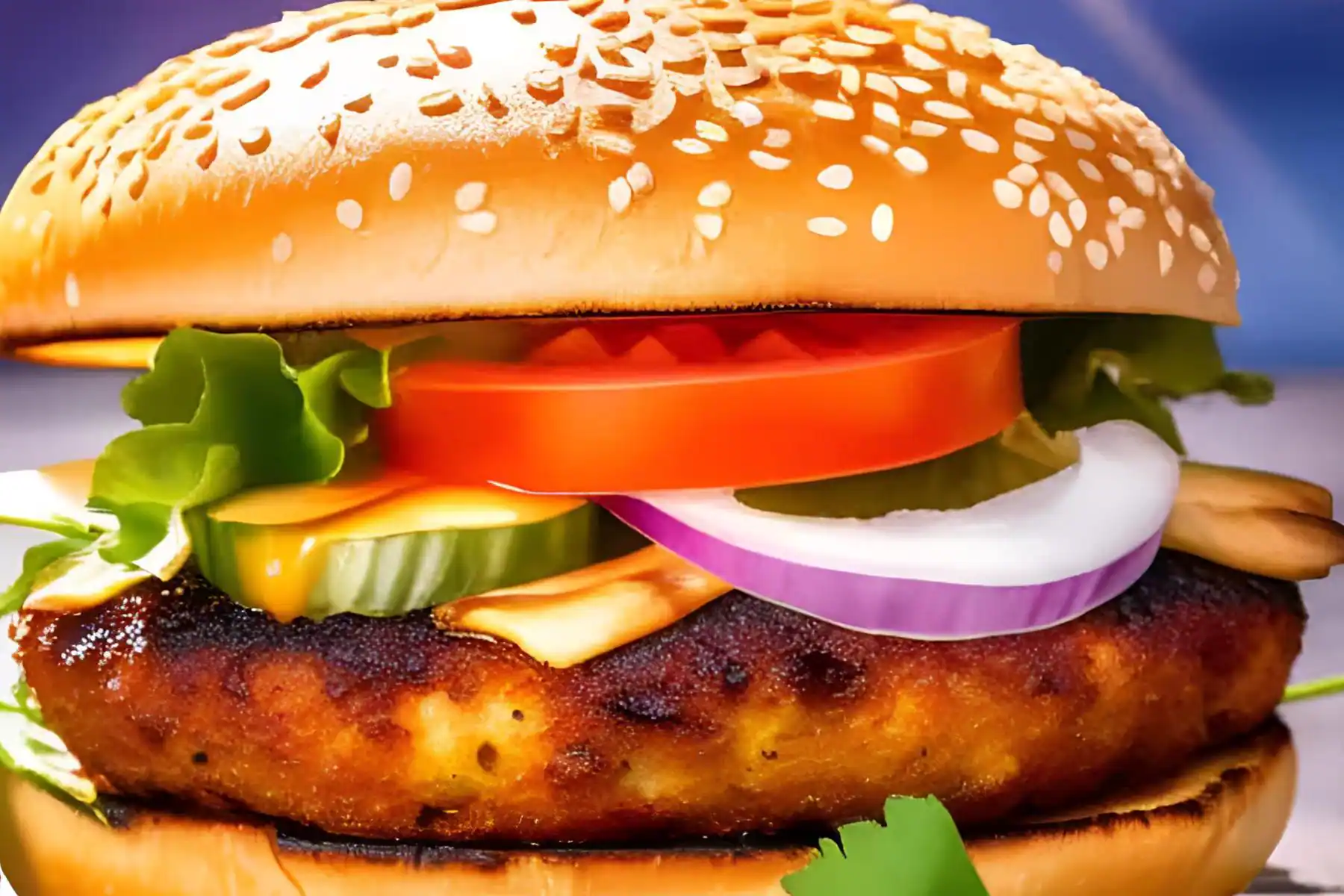 Grill Aloo Tikki Burger