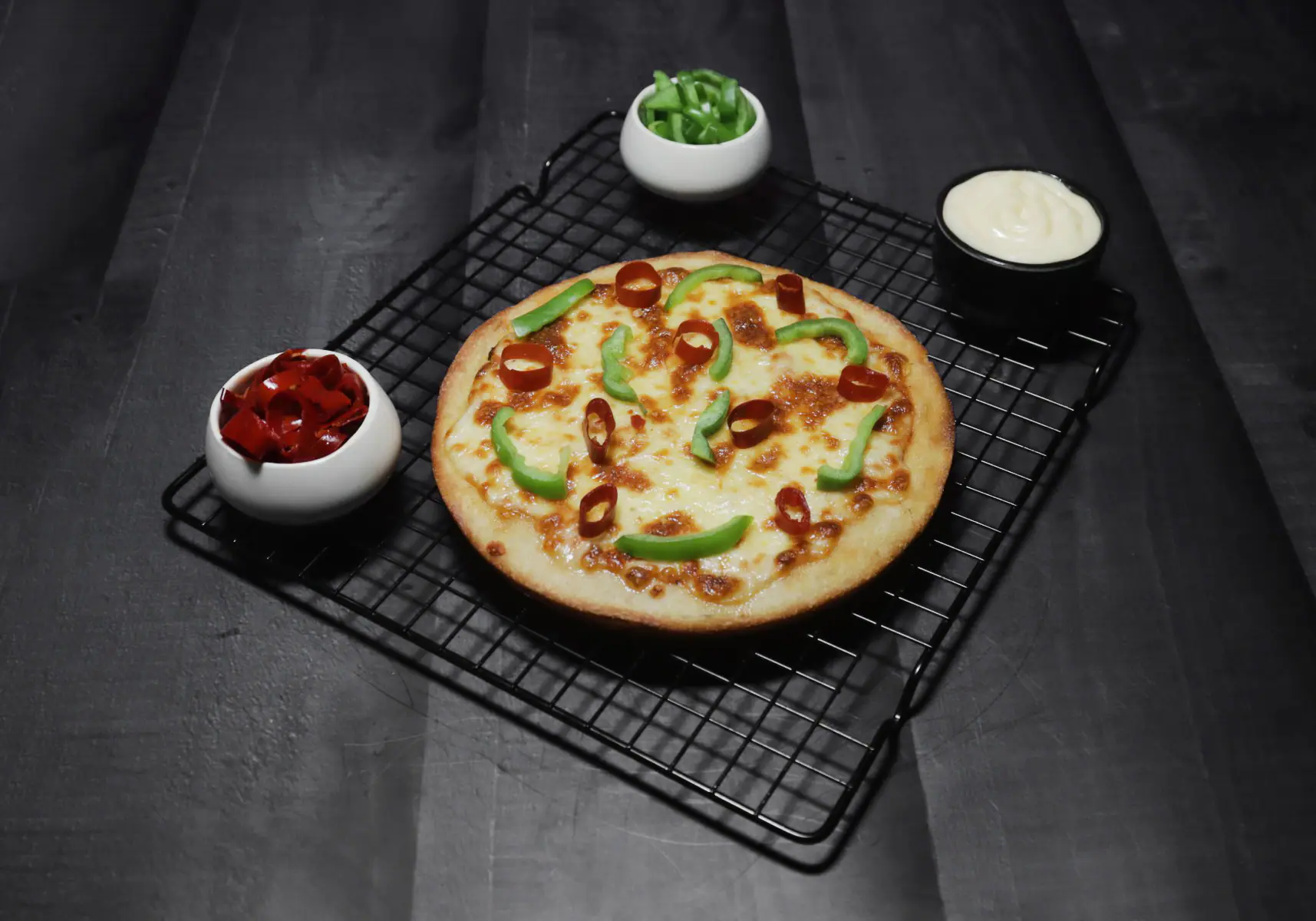 Capsicum And Paprika Pizza [7 Inches]