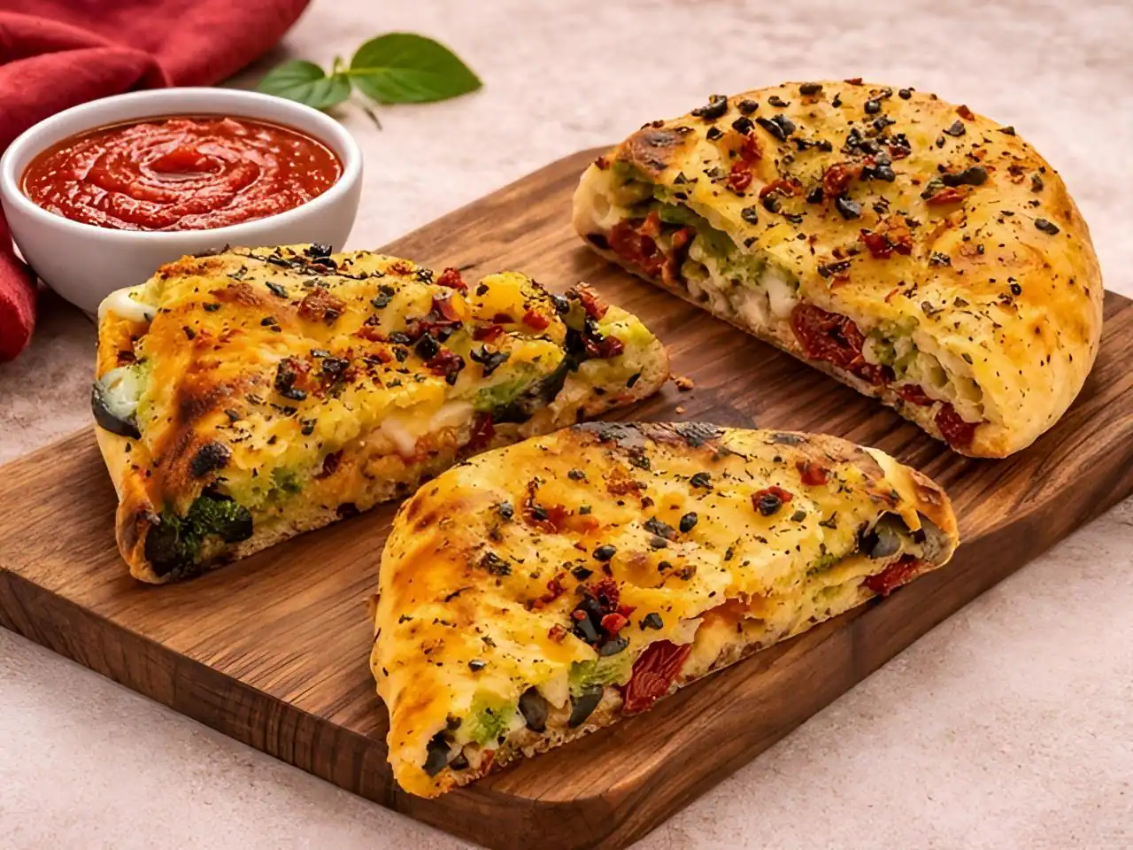 Sundried Tomato & Pesto Stuffed Bread