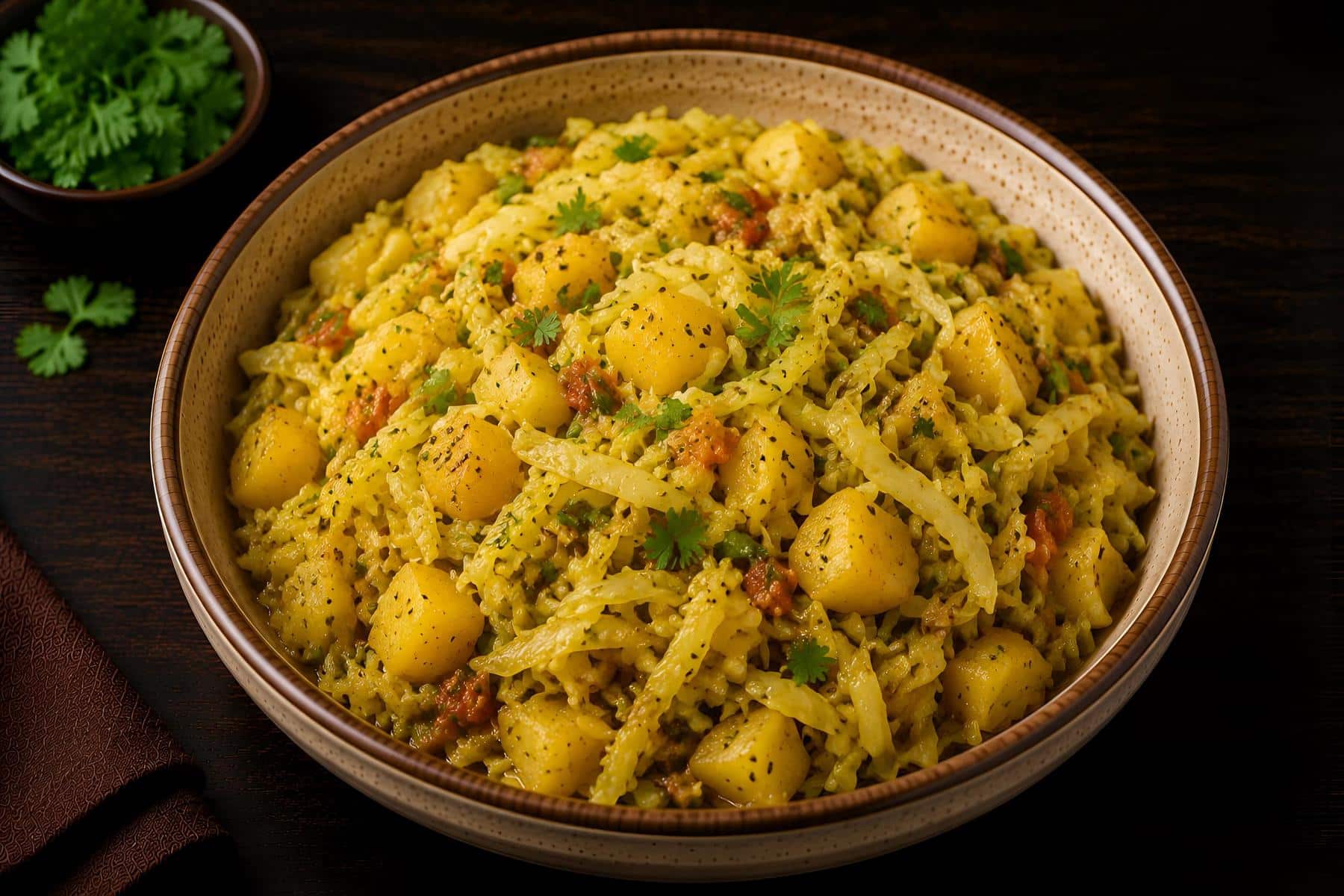Aloo Patta Gobhi