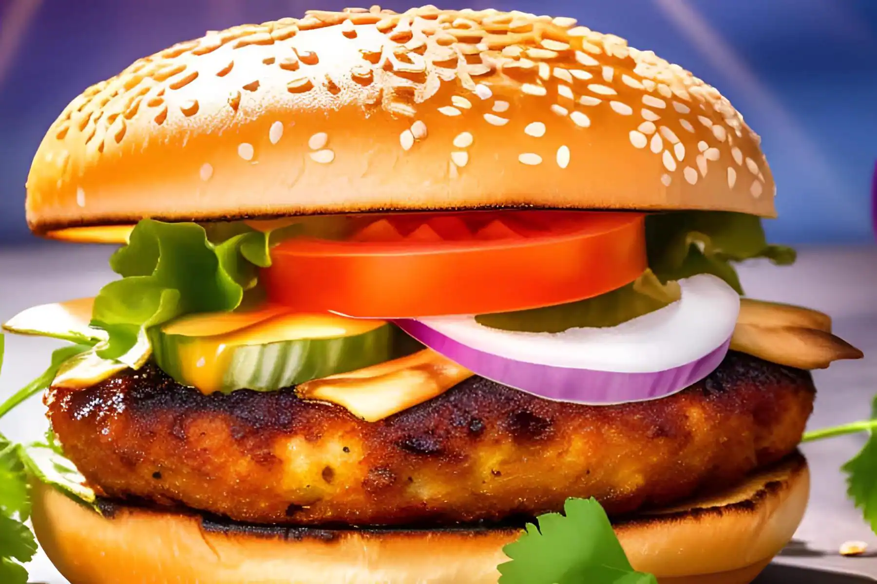 Classic Grill Aloo Tikki Burger