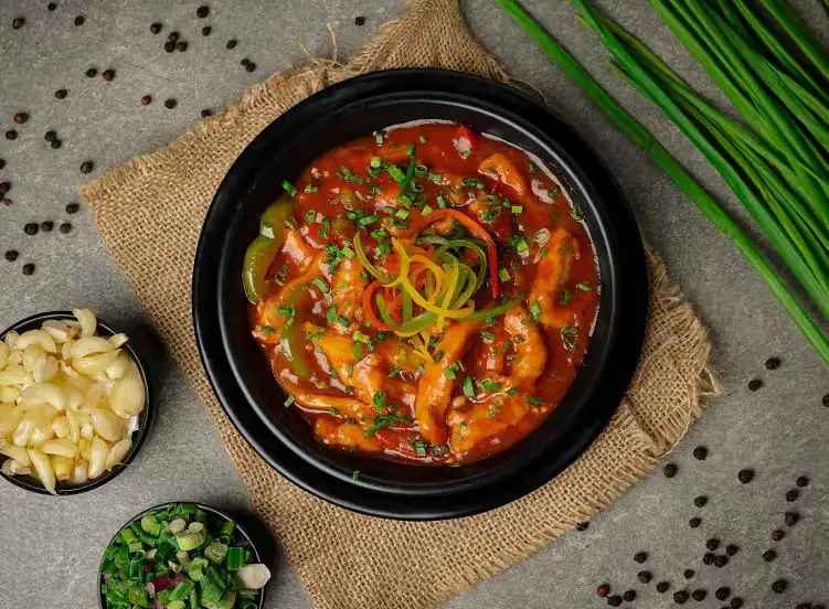 Prawns Schezwan Gravy