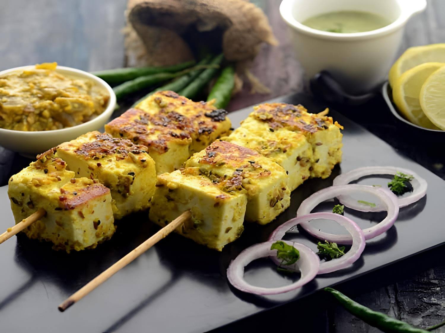 Paneer Achari Tikka