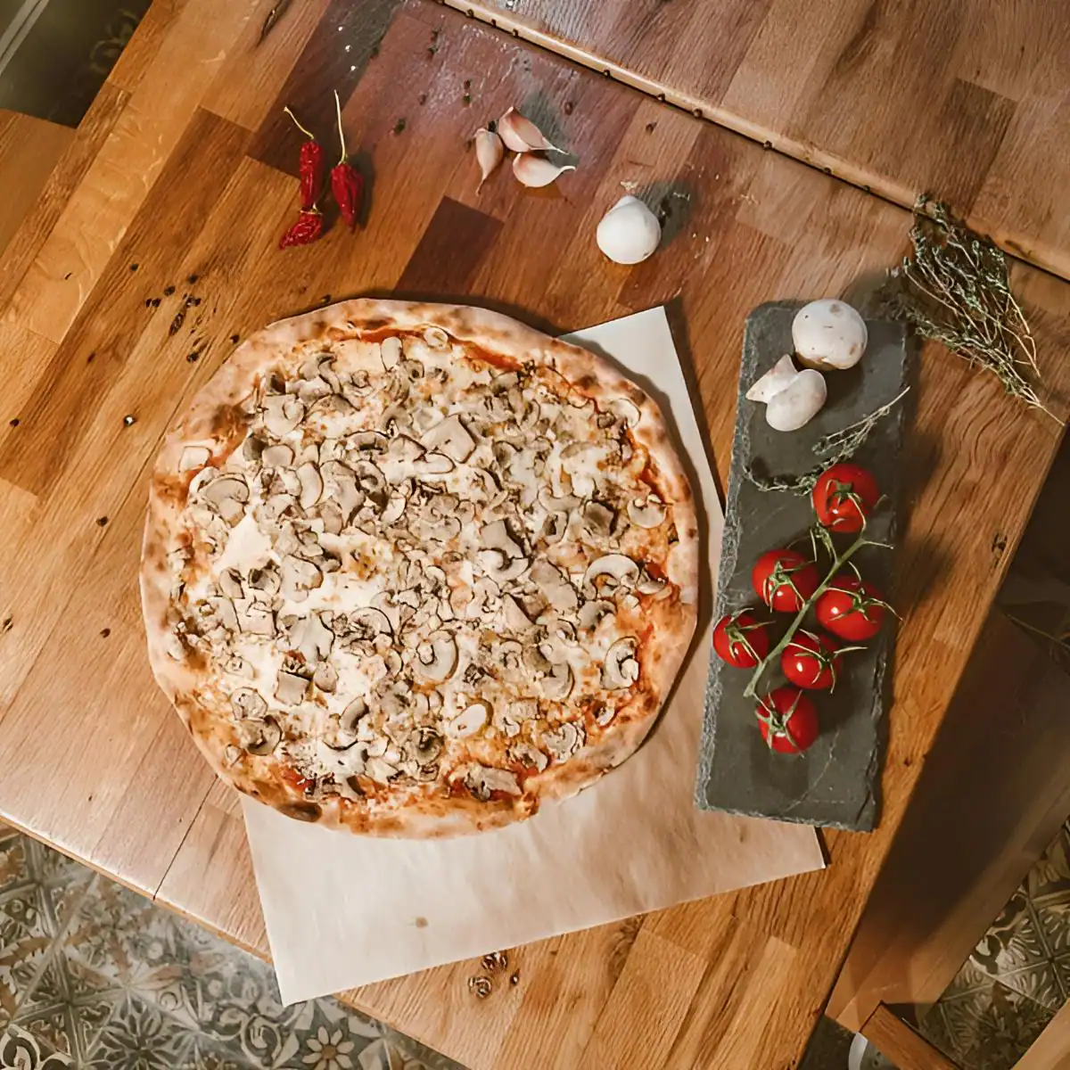 Mushroom Pizza