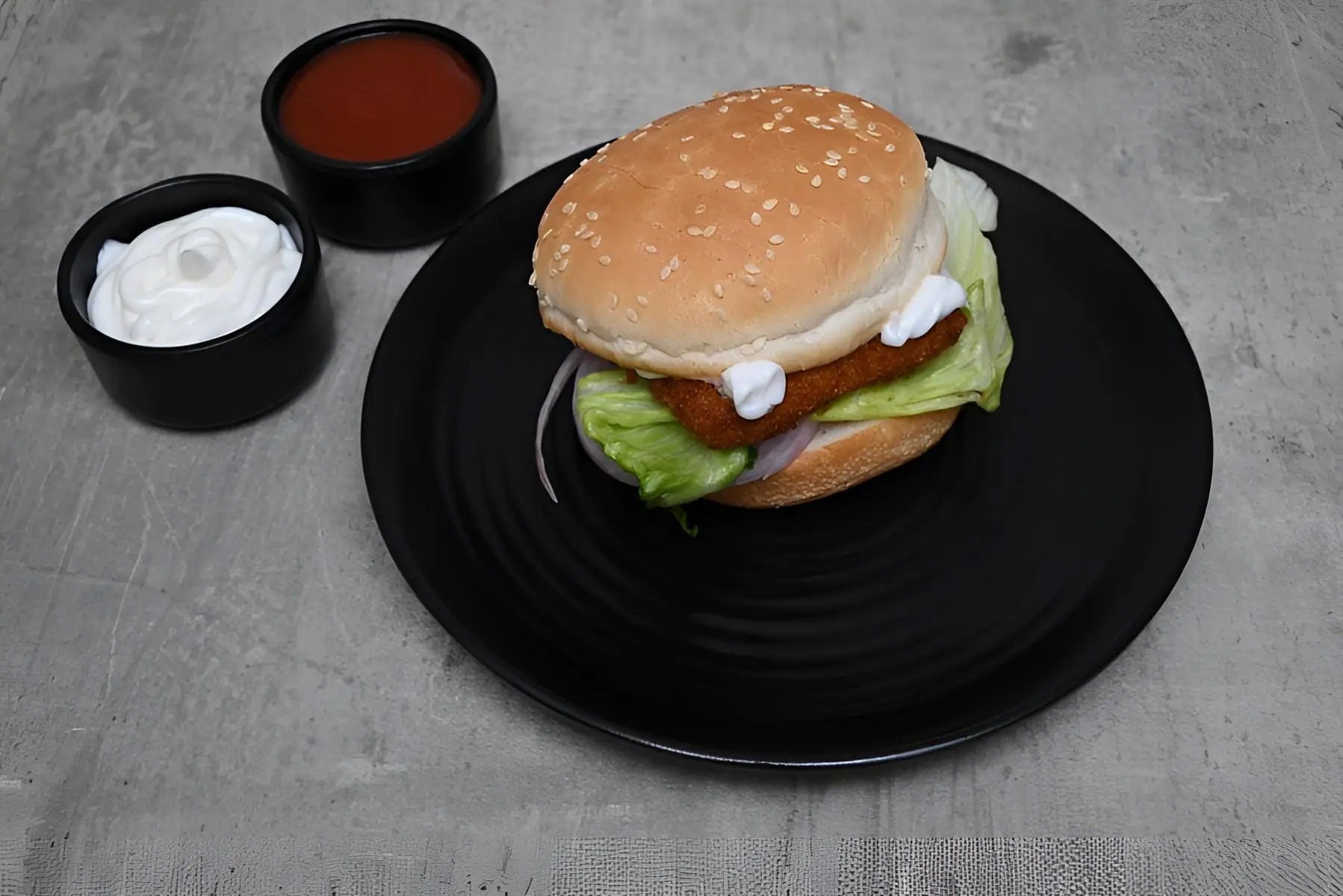 Fish Burger.