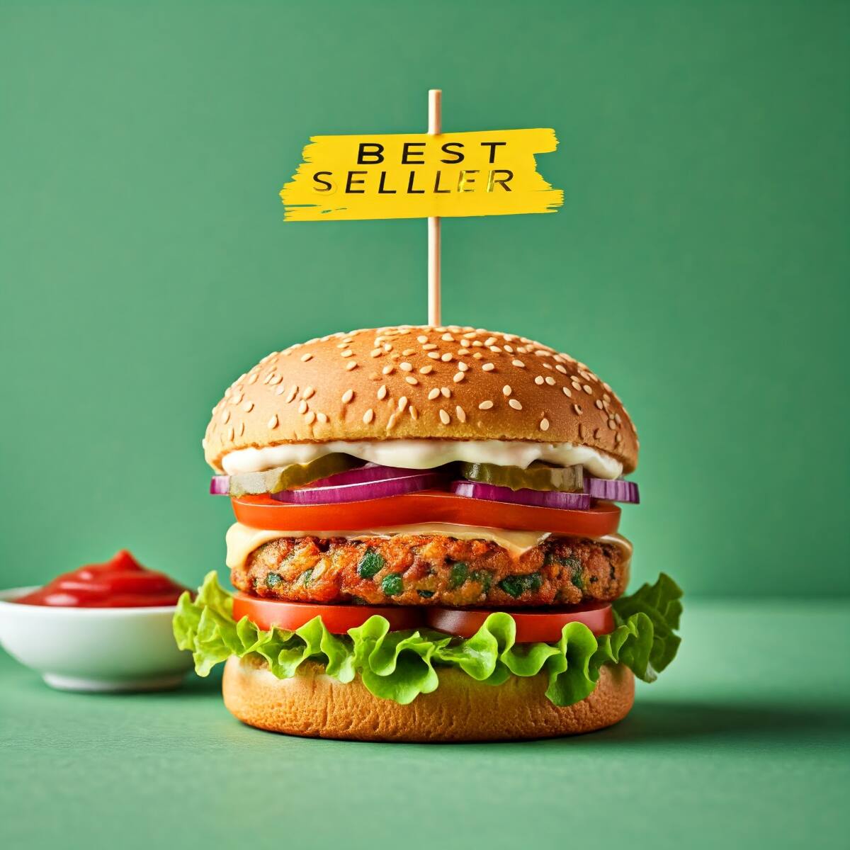 Crispy Veg Cheese Burger