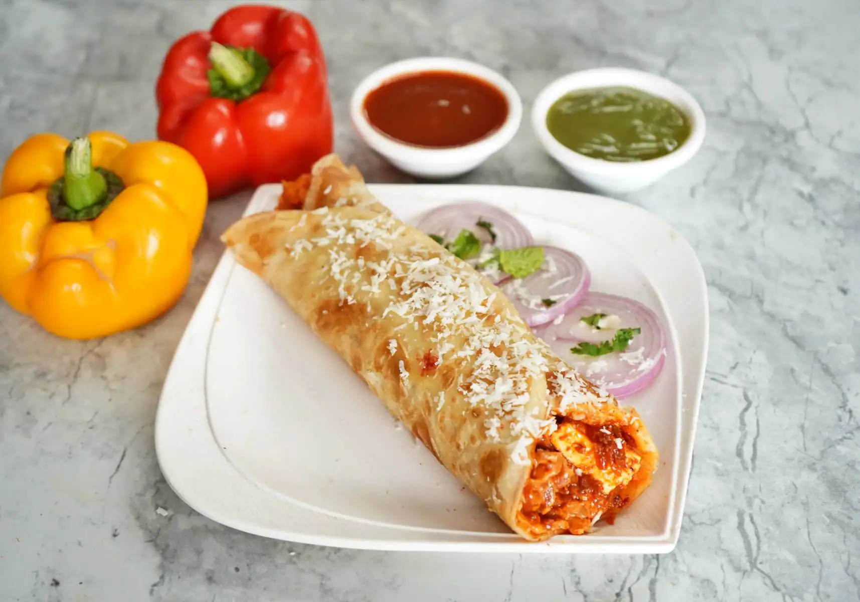 Paneer Cheese Masala Roll