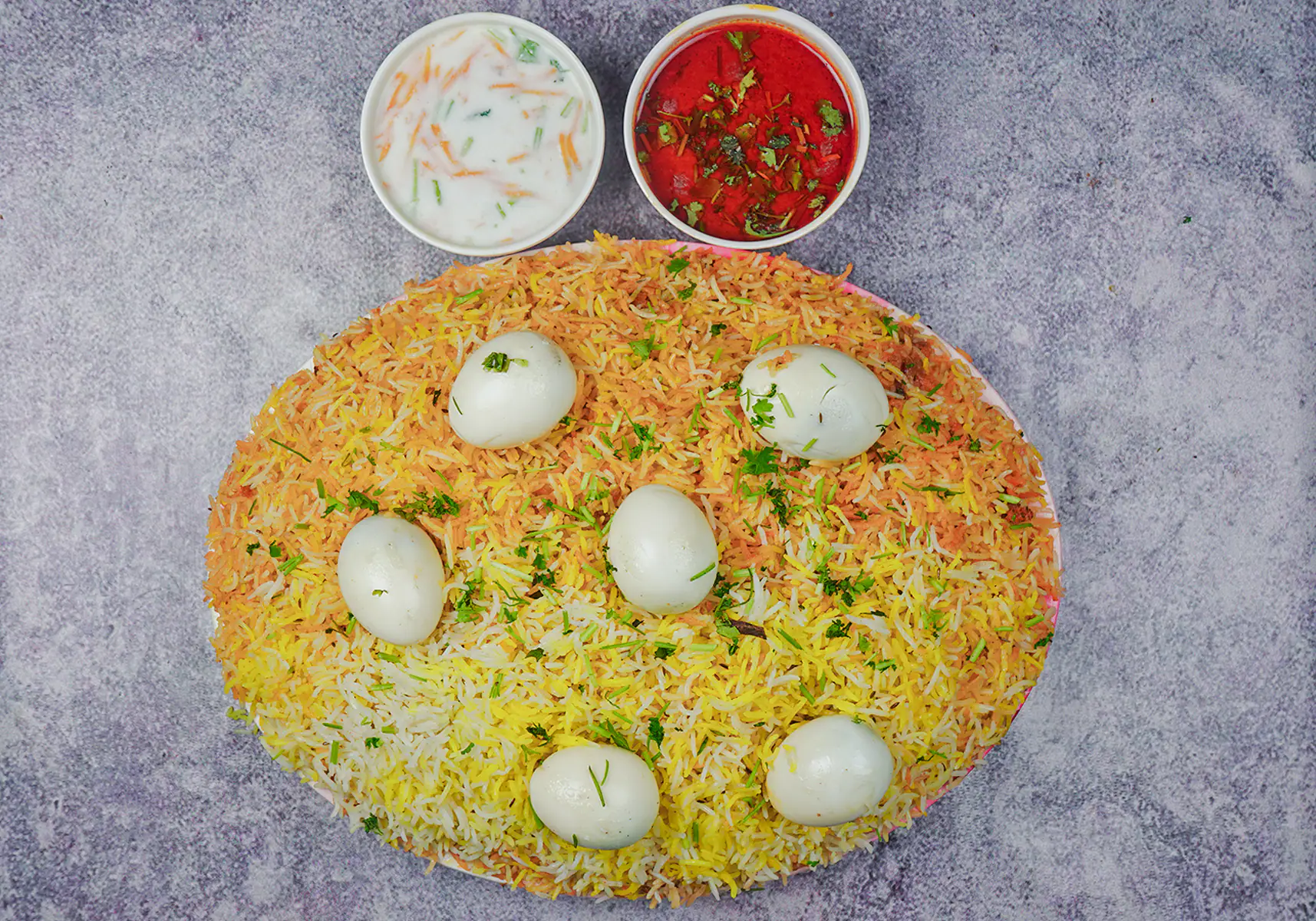 Egg Biryani Family Pack [Serves 4]