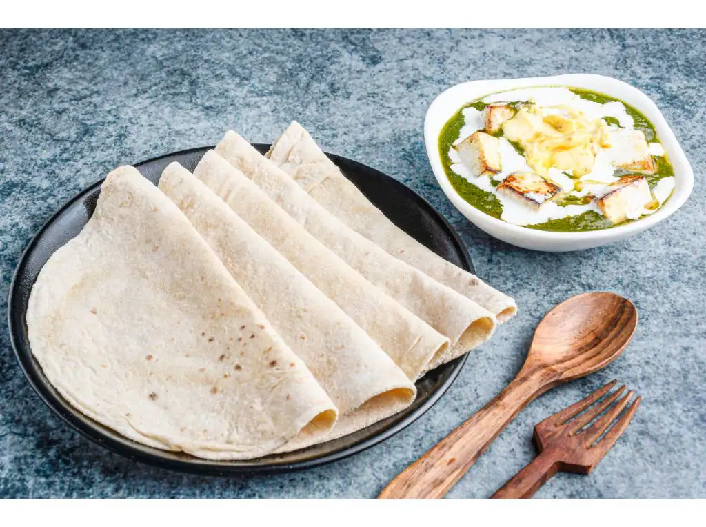 Palak Paneer With Hath Roti (5pc) Combo