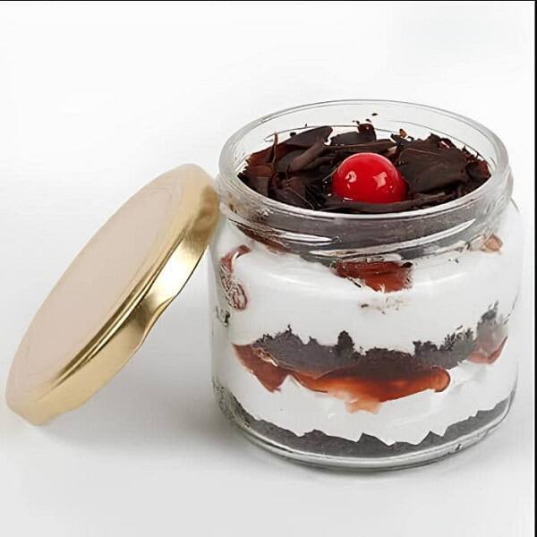 Black Forest Jar Cake Jar