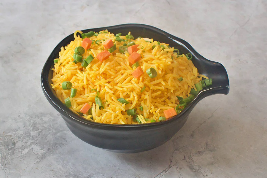 Veg Mustard Peri Rice
