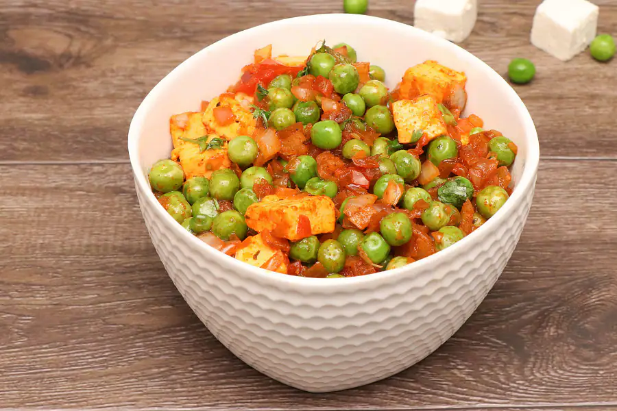 Matar Paneer Dry