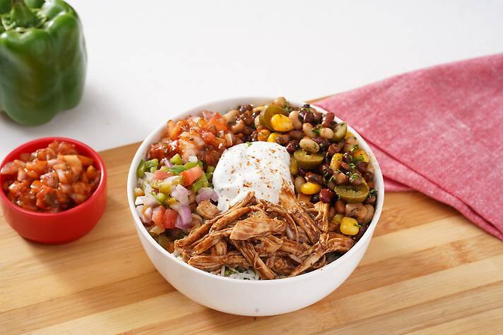 Spice Grilled Chicken Bean Bowl