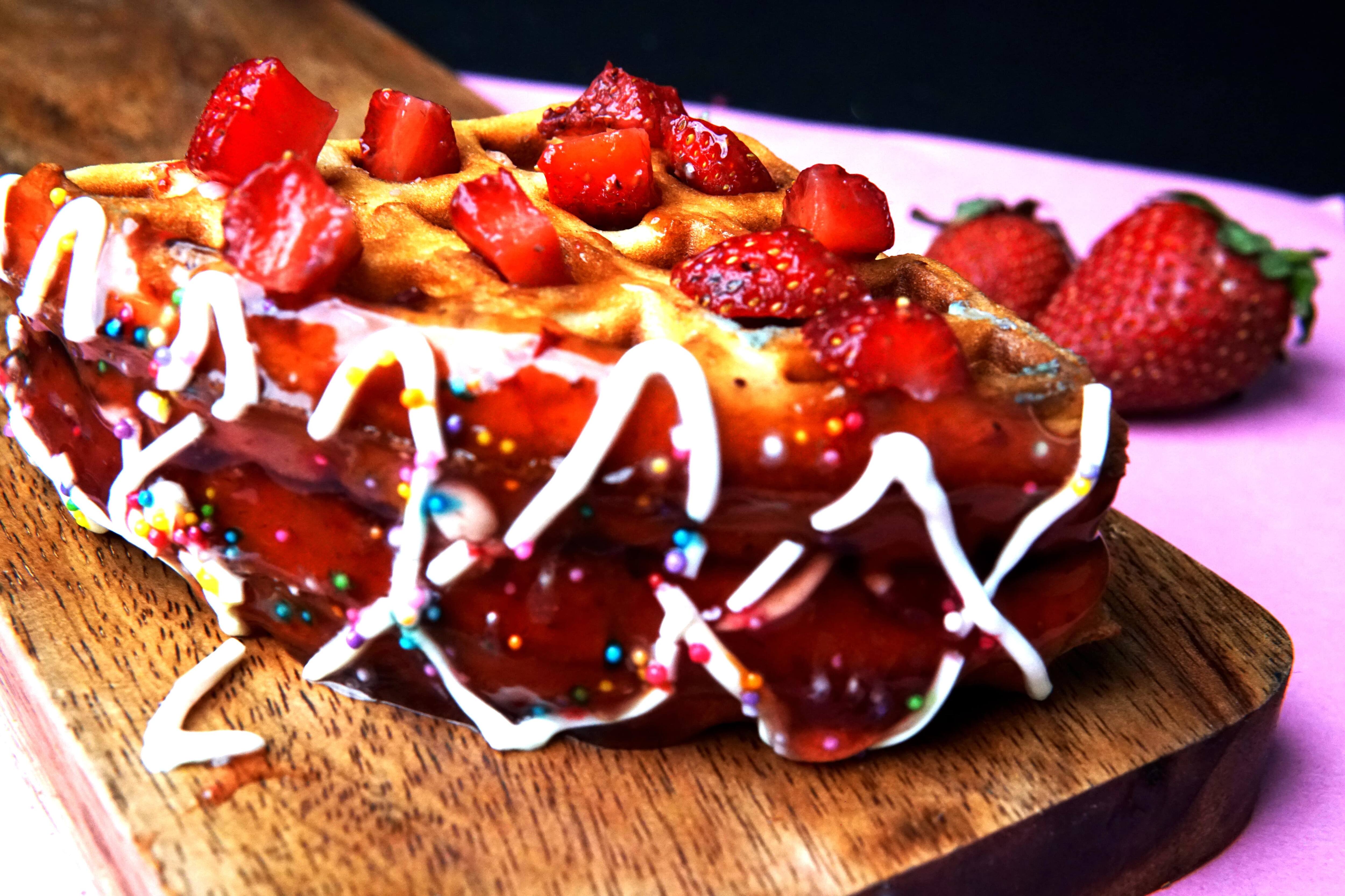 Strawberry Creamcheese Pocket Waffle