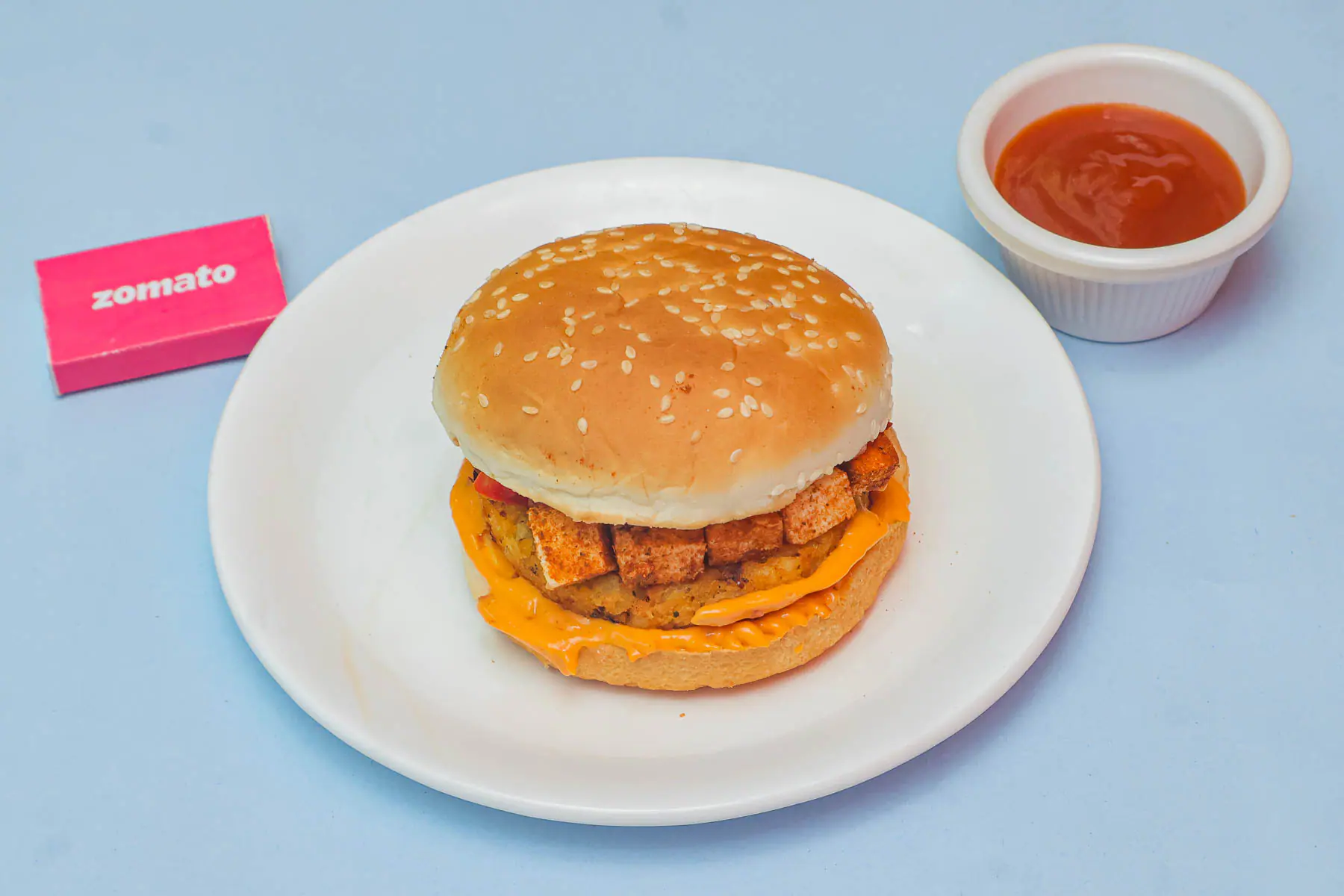 Spicy Paneer Burger