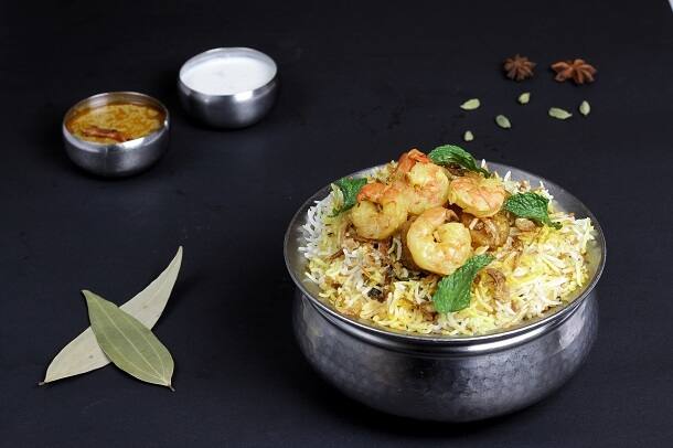 Prawns Biryani