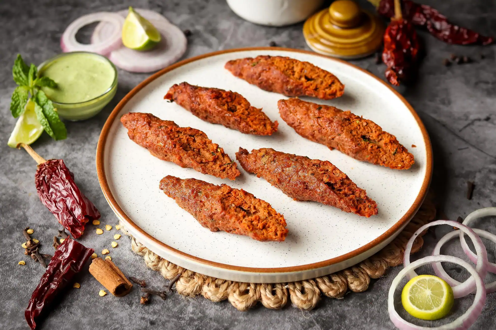 Mutton Seekh Kebab