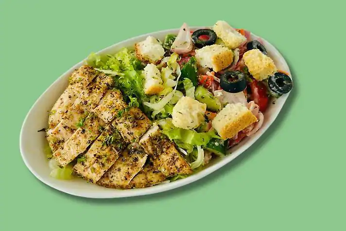 Herb Grilled Chicken Steak Caesar Salad