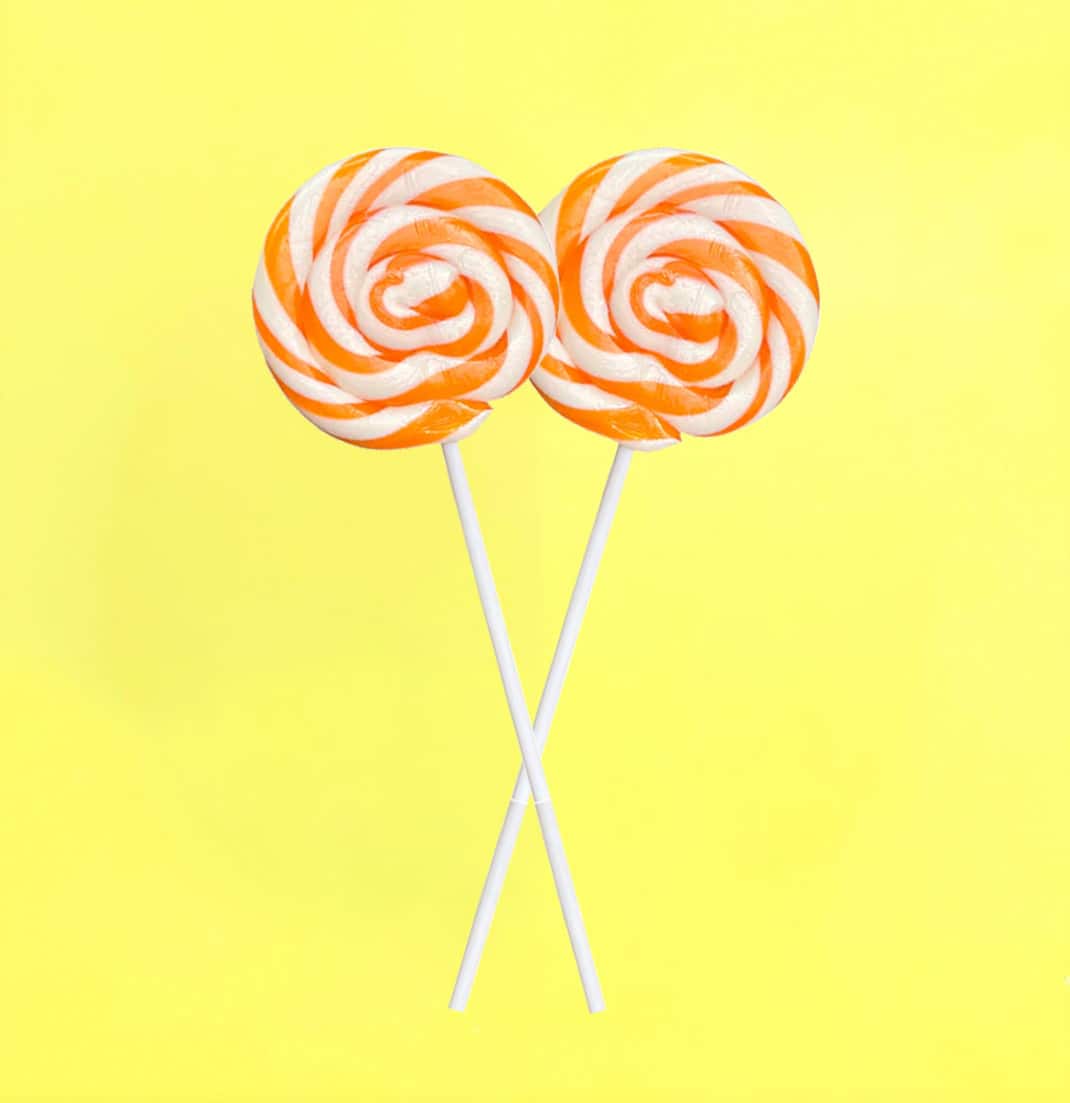 Orange Zest Lollipop [55 G, Pack Of 2]