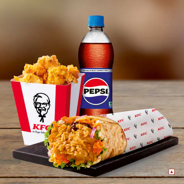 Korean Tangy Roll & Popcorn Chicken Meal