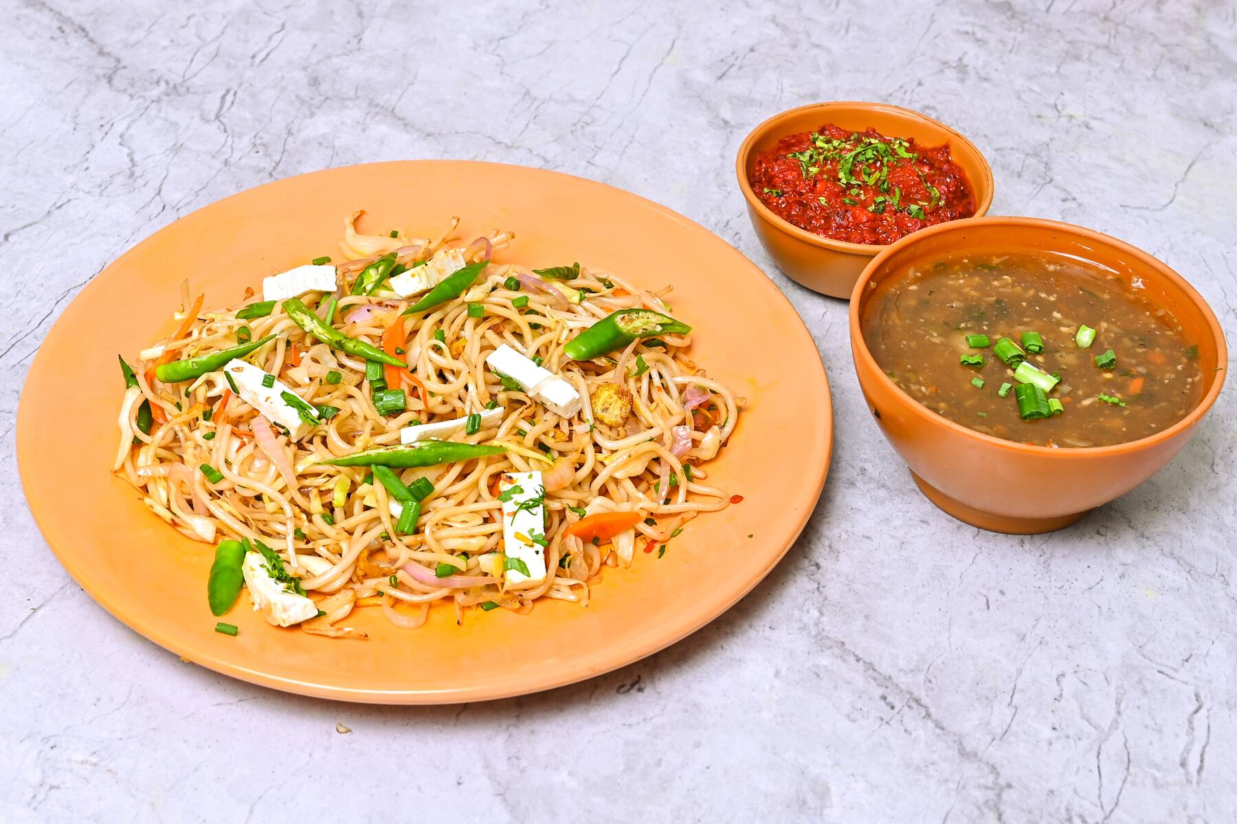 Paneer Triple Noodles