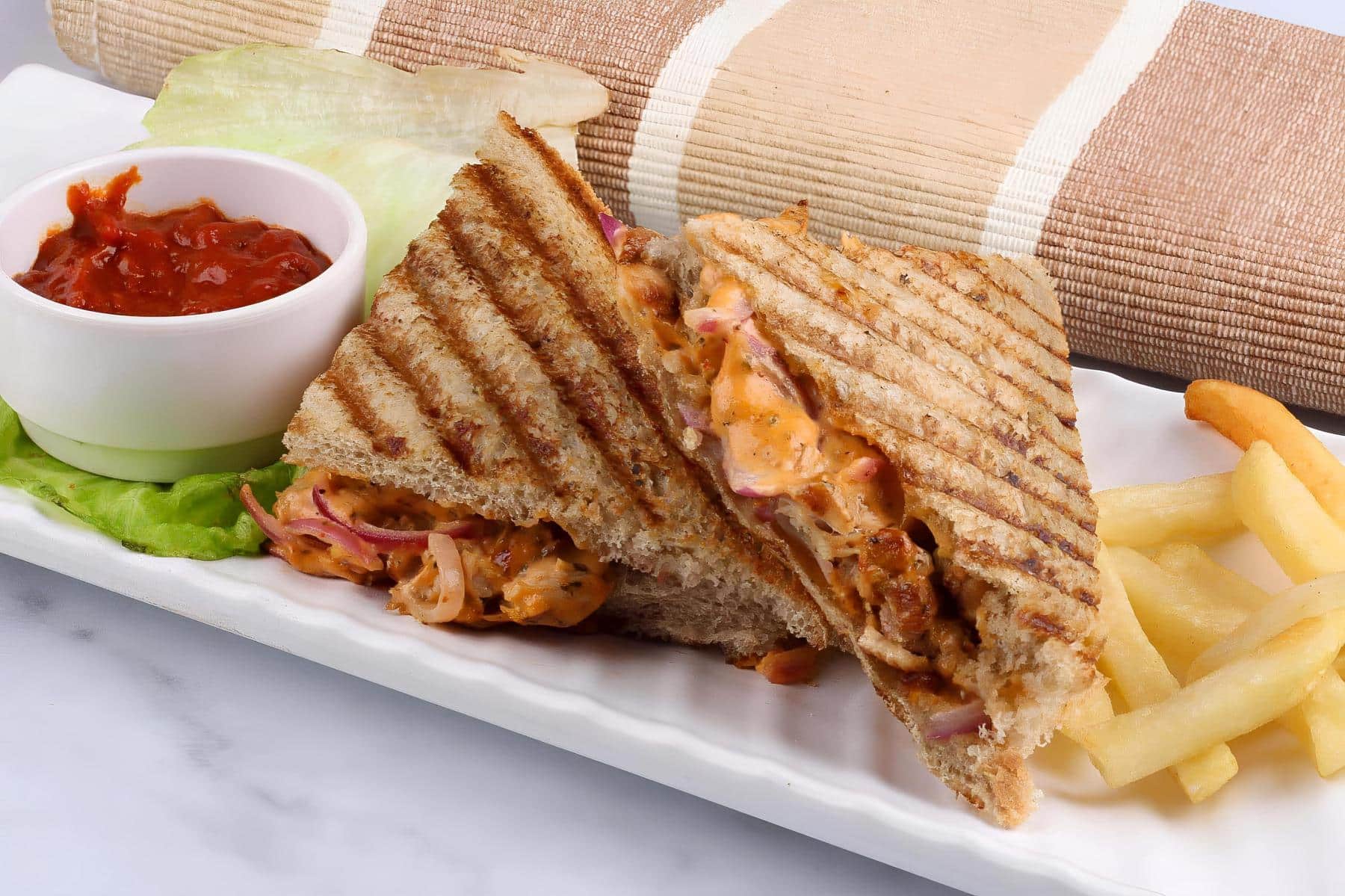 Paneer Club Sandwich