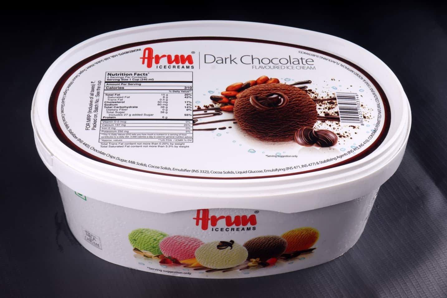 Hap daily#Arun ice cream cake#Almond Treat #Newly launch flavour - YouTube