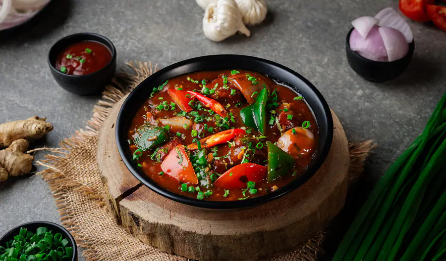 Chicken Chilly Basil Gravy