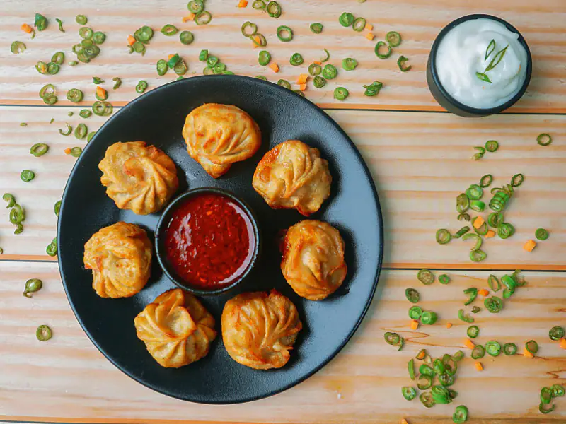 Mix Veg Momos(5 Pcs)