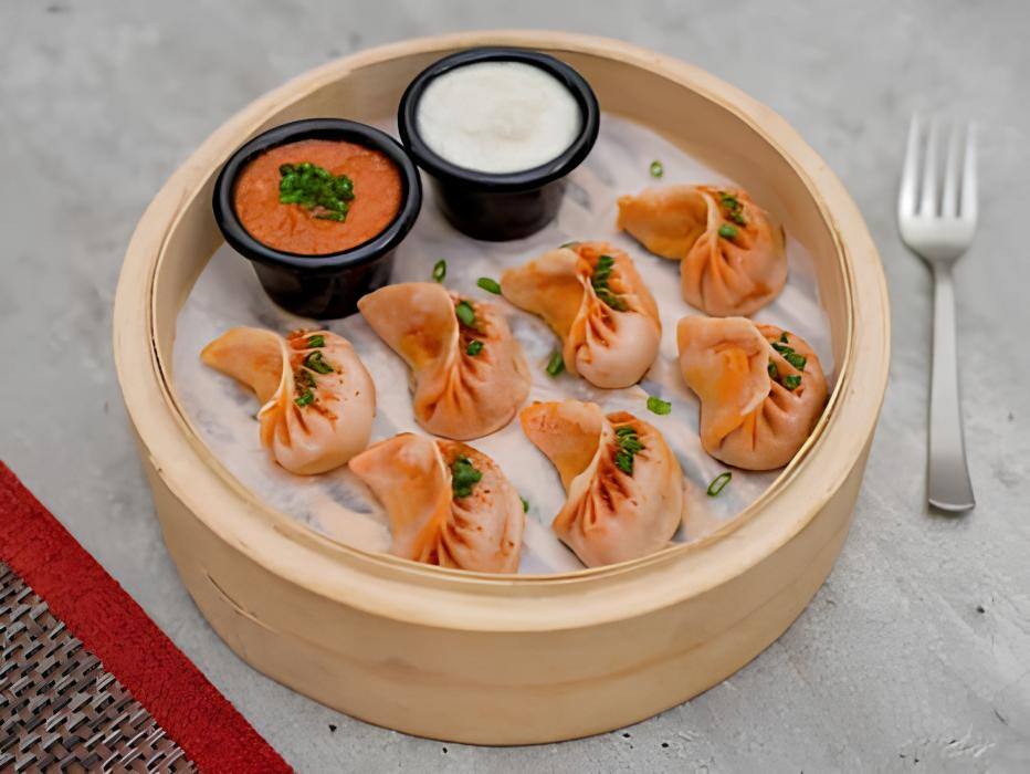 Chicken Peri Peri Steam Momo [ 6 Pcs ]