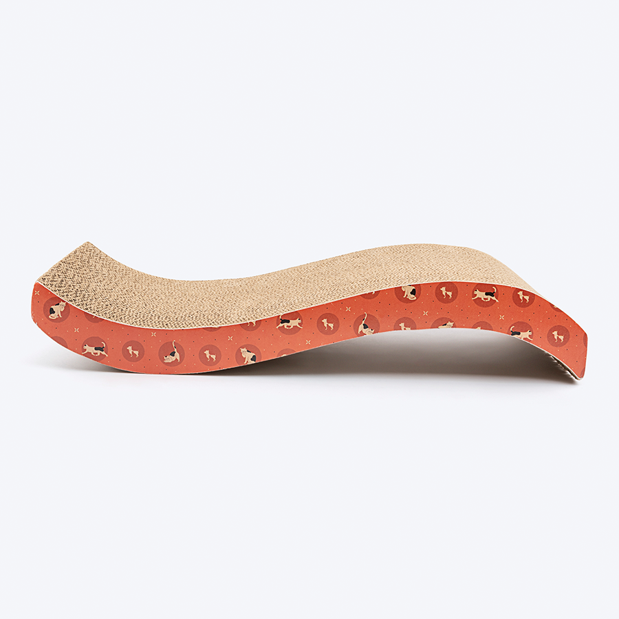 HUFT Scratchville Cat Scratcher-Orange