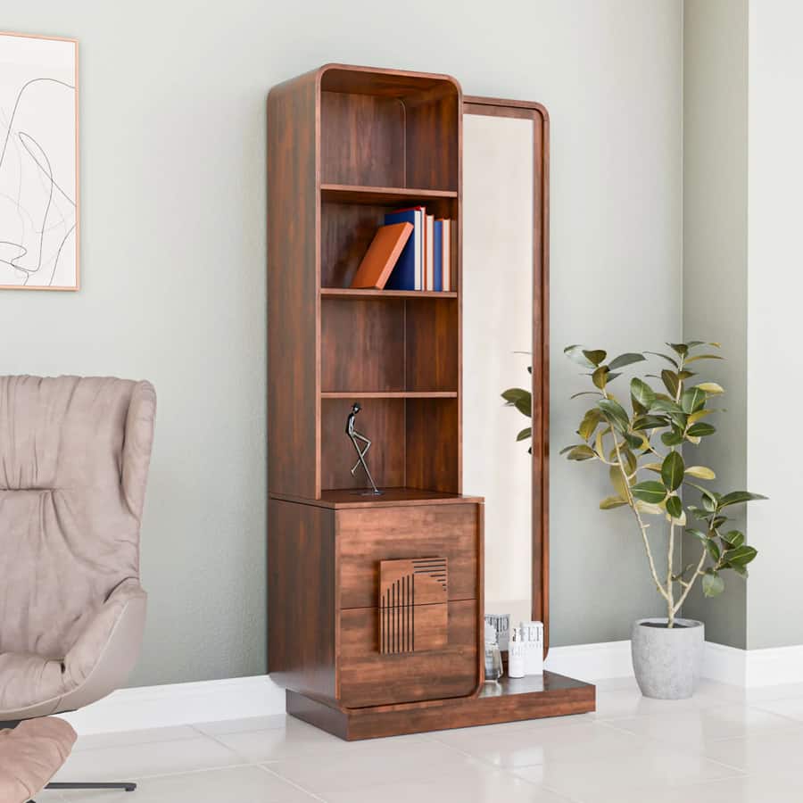 Albury Dresser With Mirror (Antique Cherry)