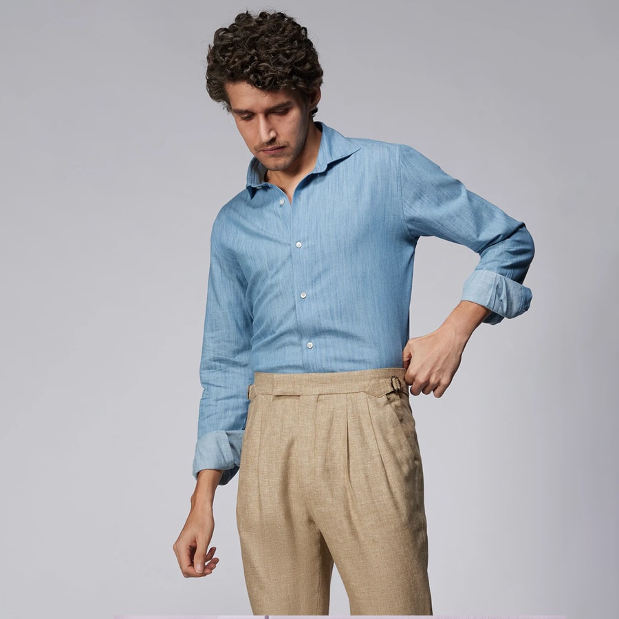 Denim Shirt - Light Blue
