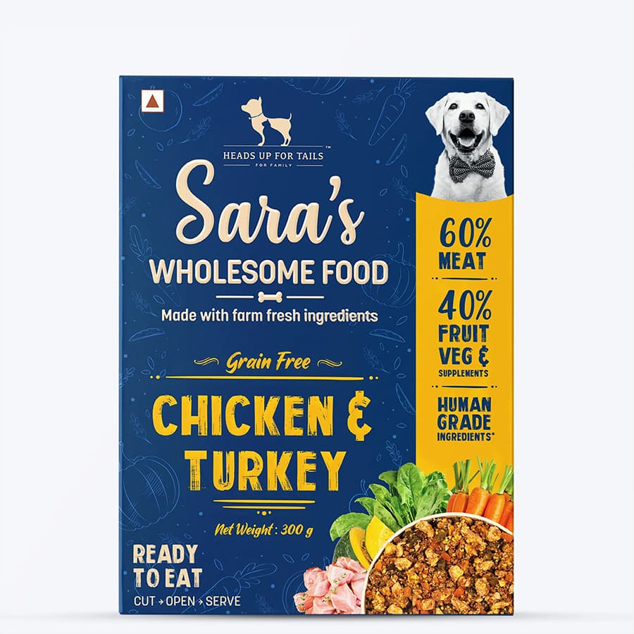 HUFT Sara's Wholesome Grain-Free Chicken And Turkey Dog Food