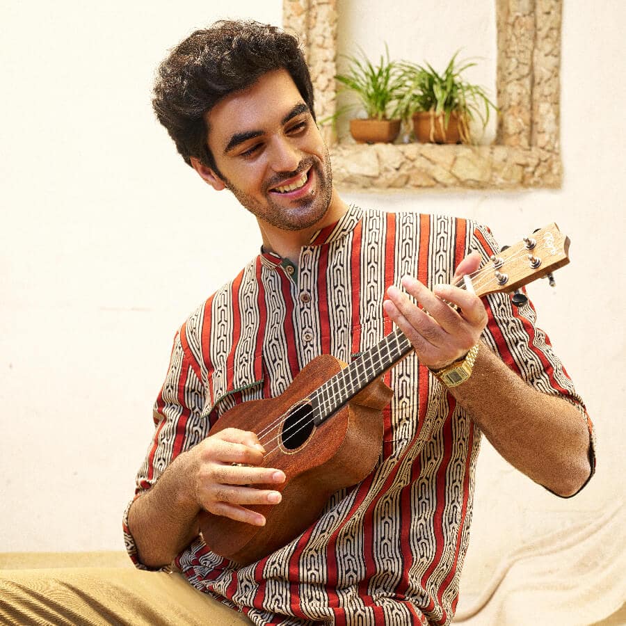 Brown Aztec Inspired Short Kurta