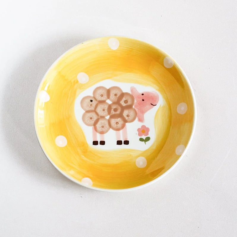 Quirky Farm Handpainted Wall Plate