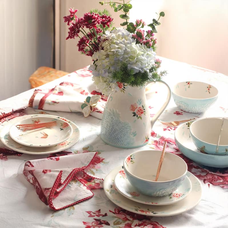 Day Dreams Handpainted Pitcher