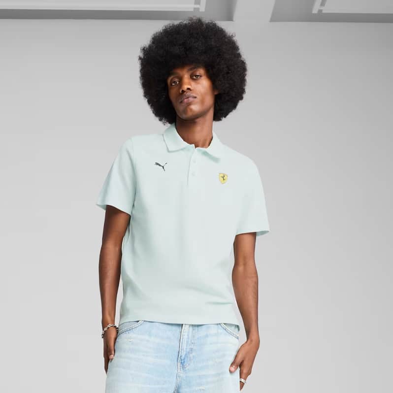 Scuderia Ferrari Race 2 Tone Men's Motorsport Polo