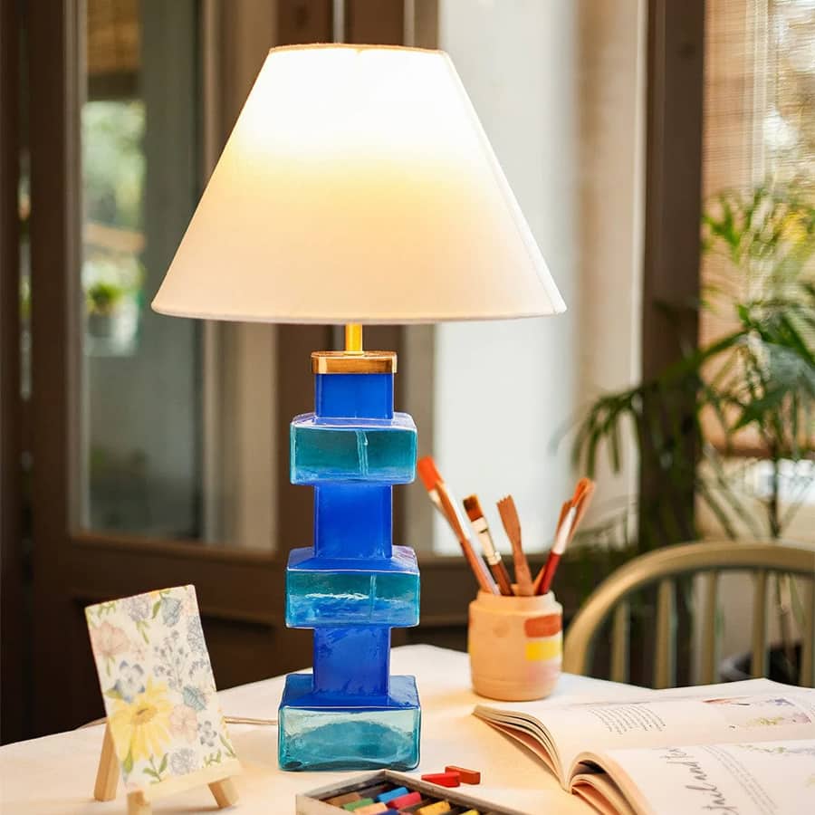 Radiance Glass Lamp with Shade