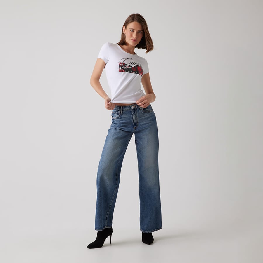 Guess Women's White Tee