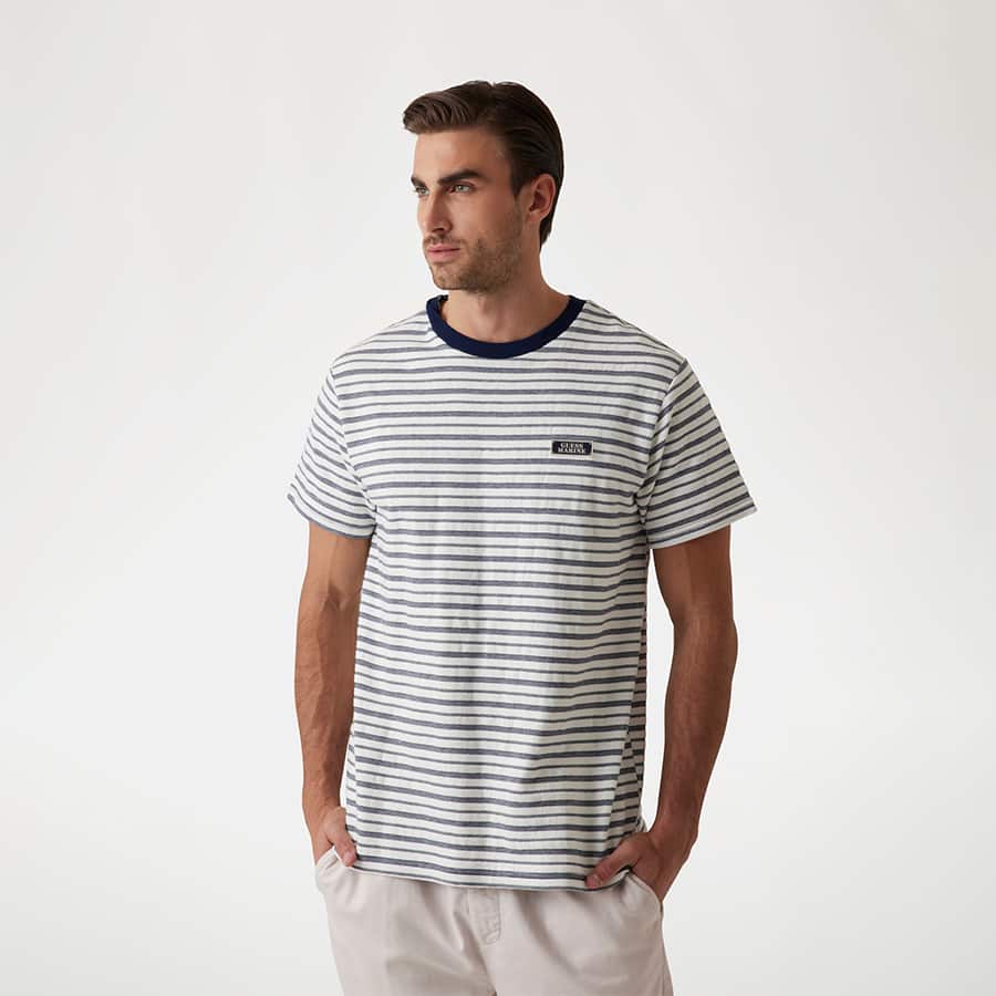 Guess Men's Striped Tee