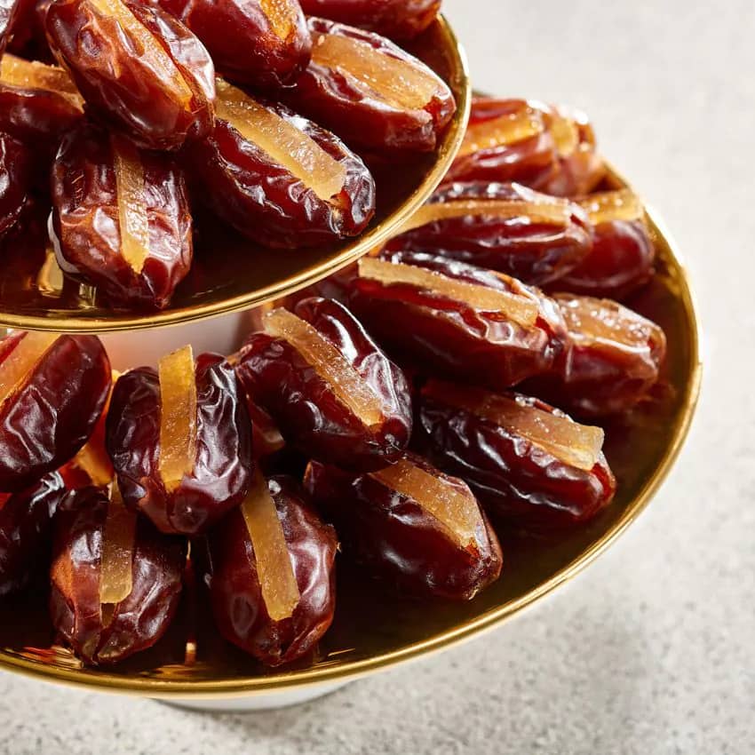 Khidri Dates With Candied Lemon Peel