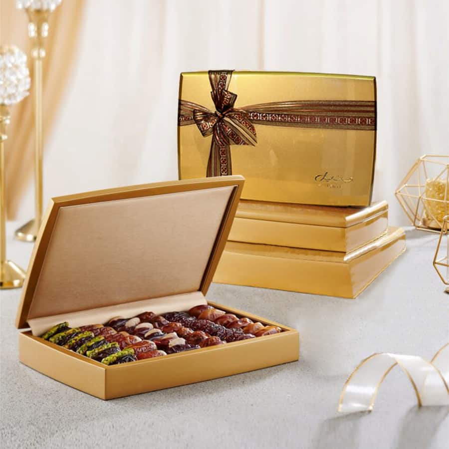 Gold Wood Gift Set