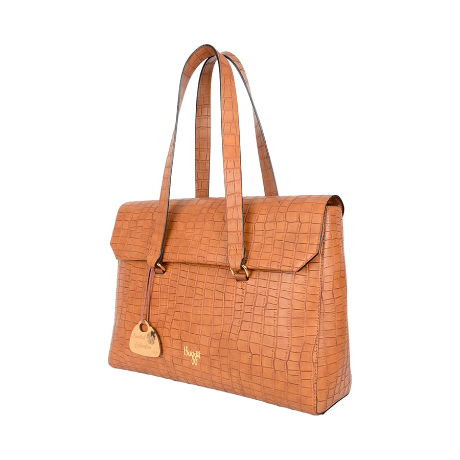 L MERWINDY CROCADE 5 SH TAN