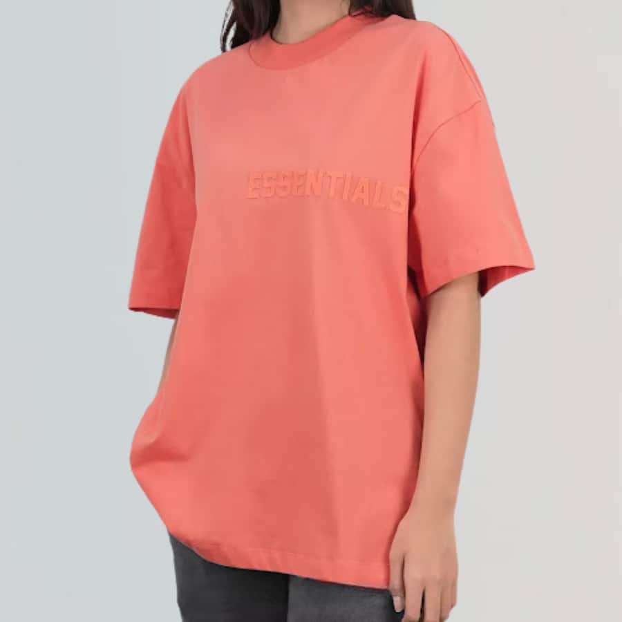 Essentials Tee FW22 - Coral