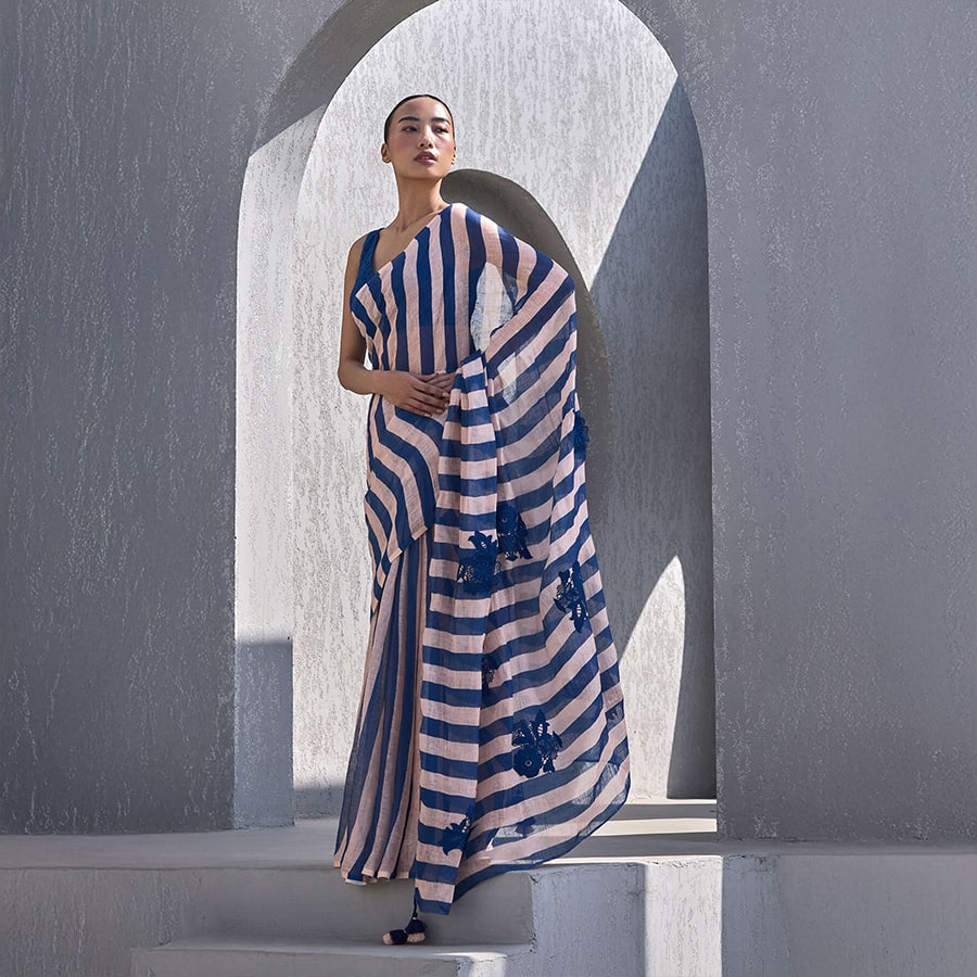 The Mastani Saree - Sunset