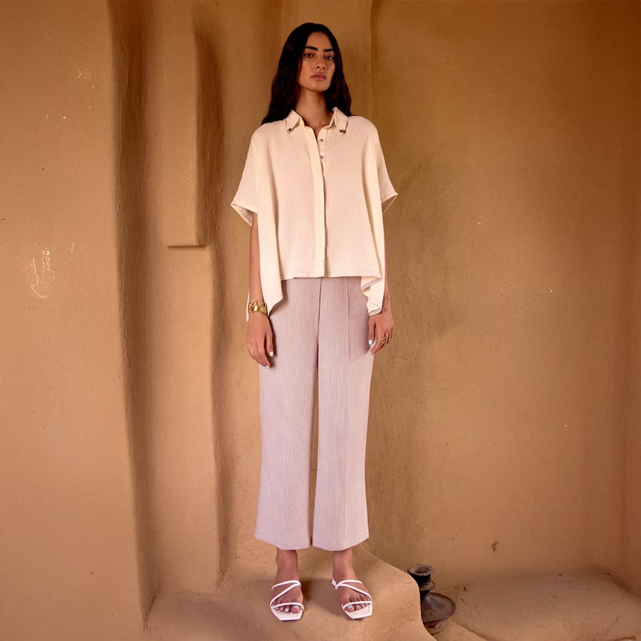Ivory Sandstone Calm Cotton Co-ord Set